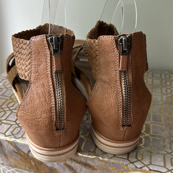Eileen Fisher Woven Leather Strappy Wedge Sandals Women's size 10 - Picture 5 of 7